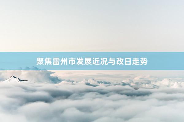 聚焦雷州市发展近况与改日走势